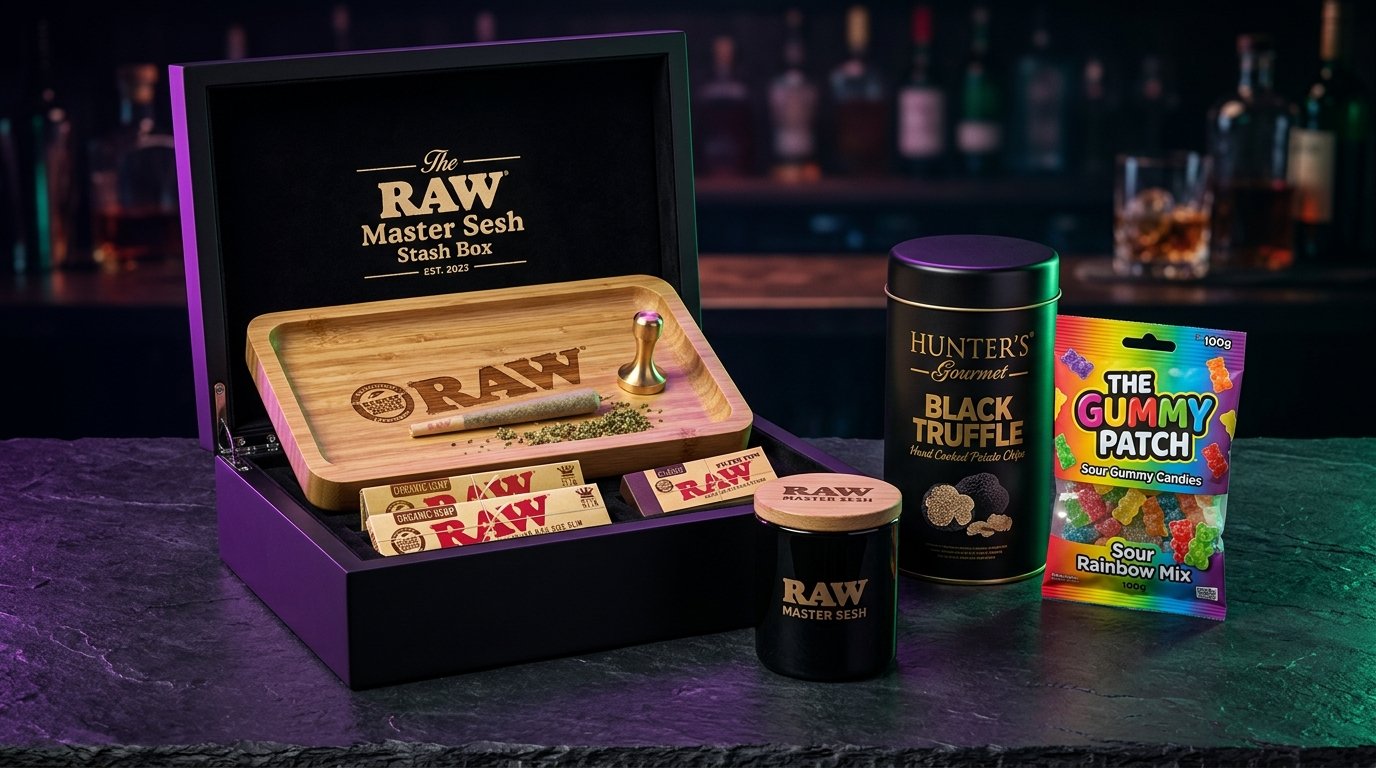 The RAW Master Sesh Stash Box